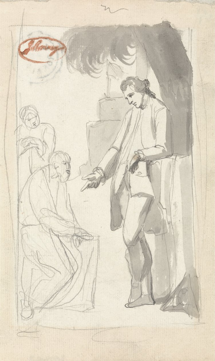 Major Pierson and the Brahman by George Romney