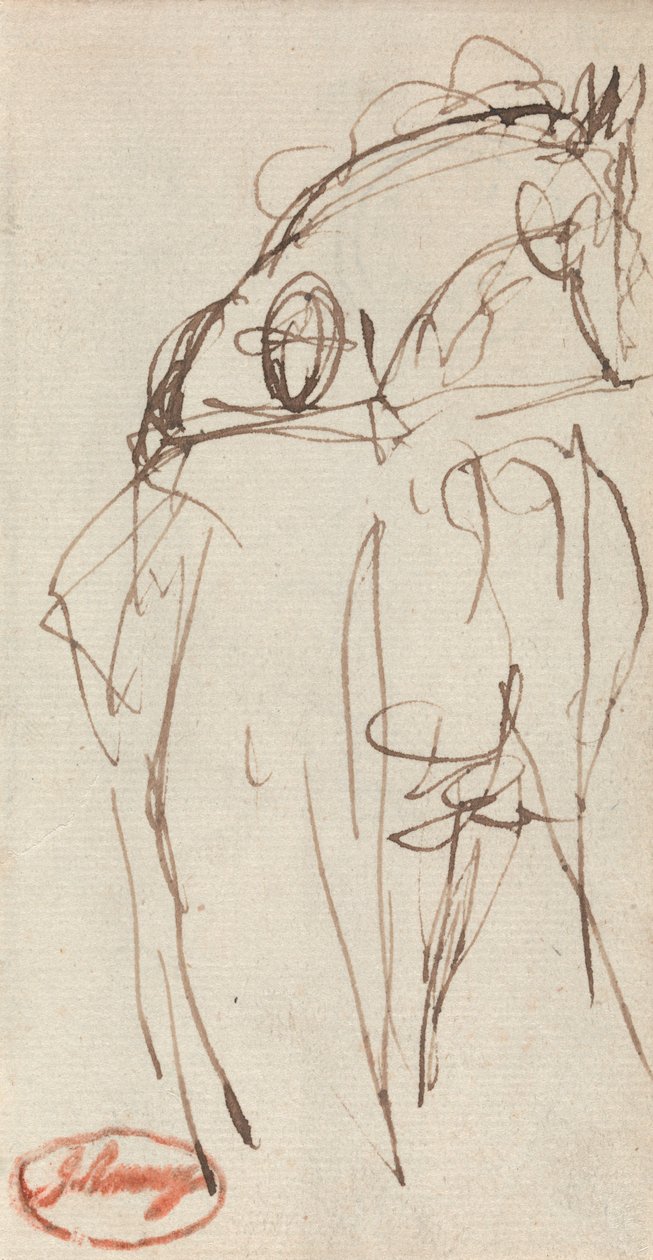 Man and Horse by George Romney