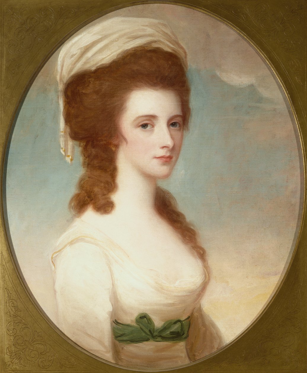 Portrait of Miss Mariah Copley by George Romney