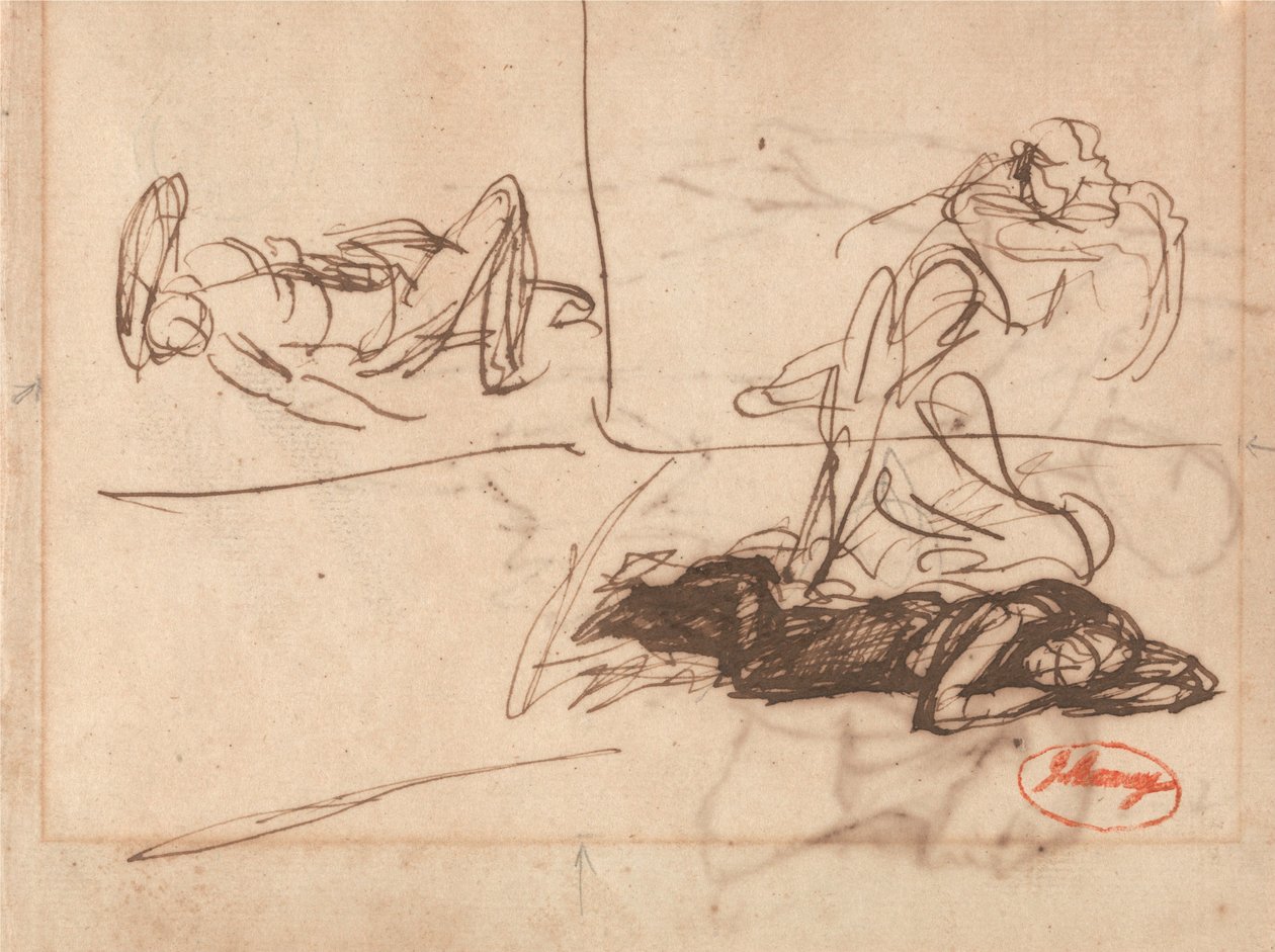Reclining Figures by George Romney