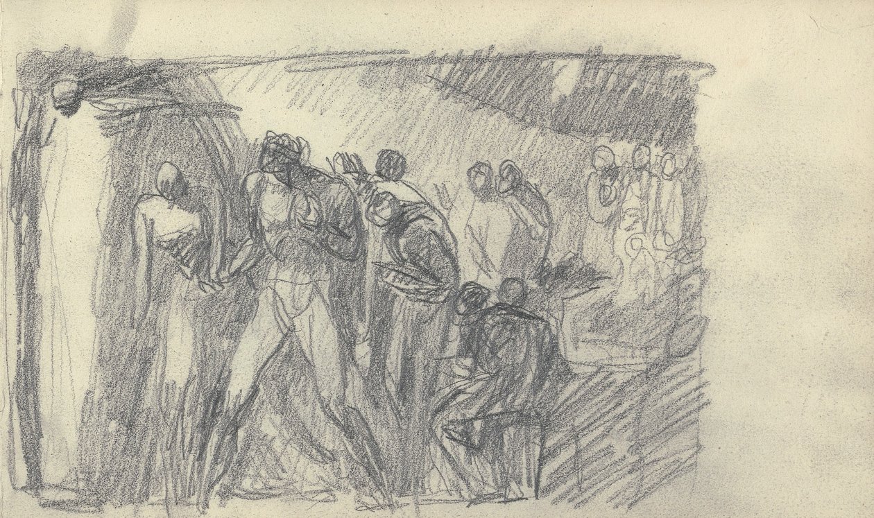 Sketchbook Drawing by George Romney