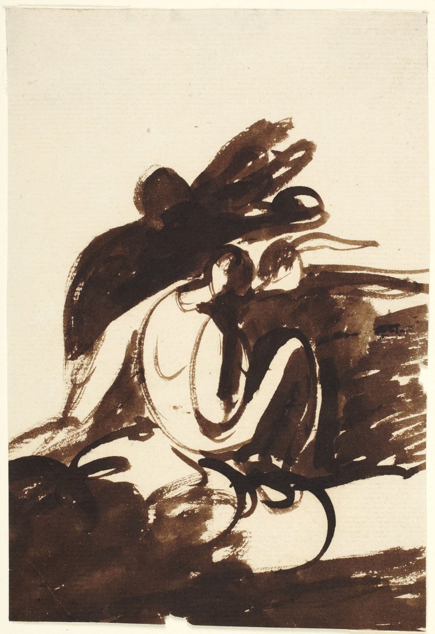 Study for a Group of Figures by George Romney