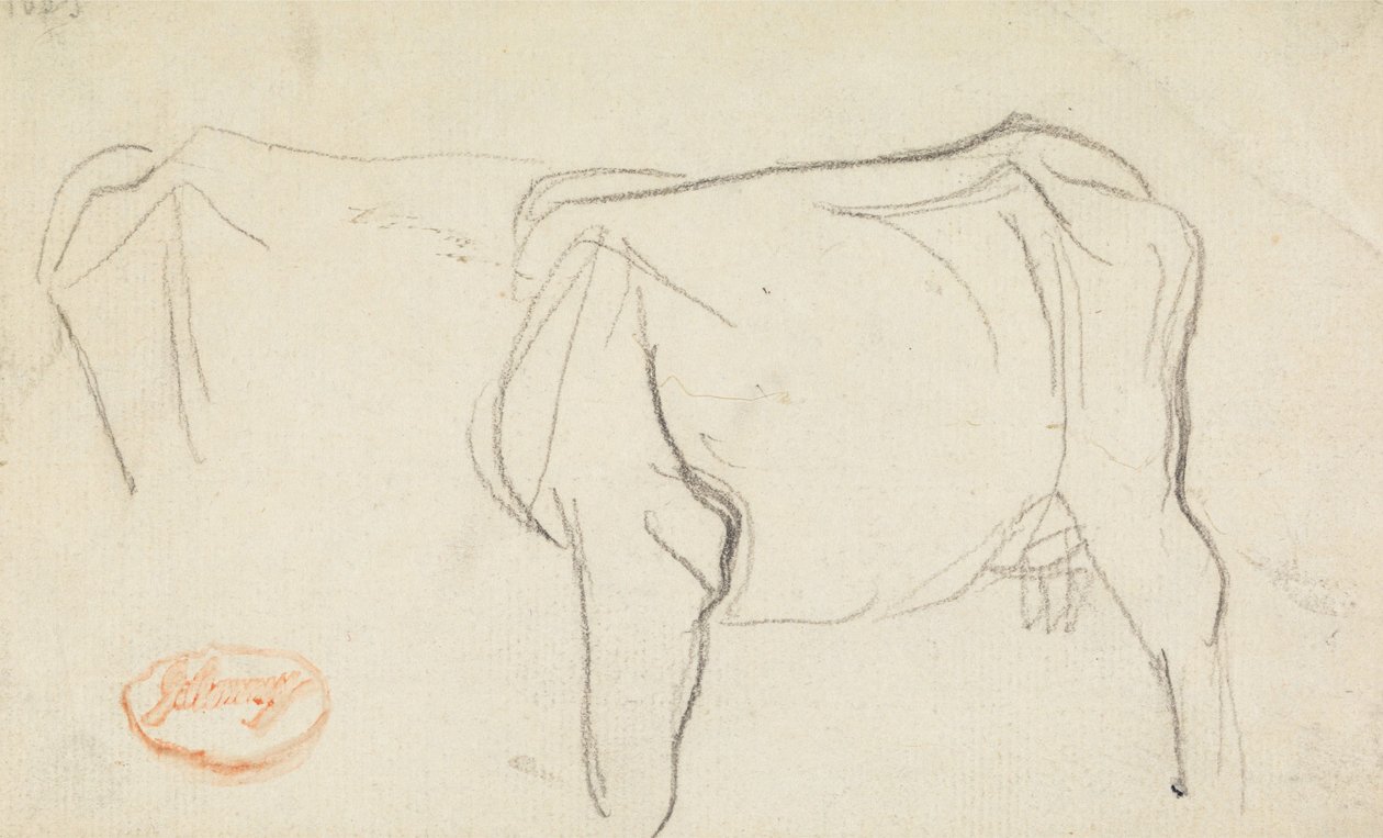 Study of a Cow by George Romney