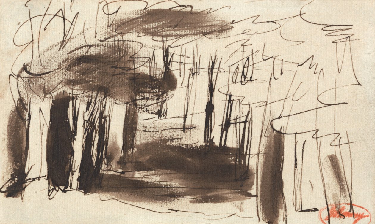 Woodland Scene by George Romney