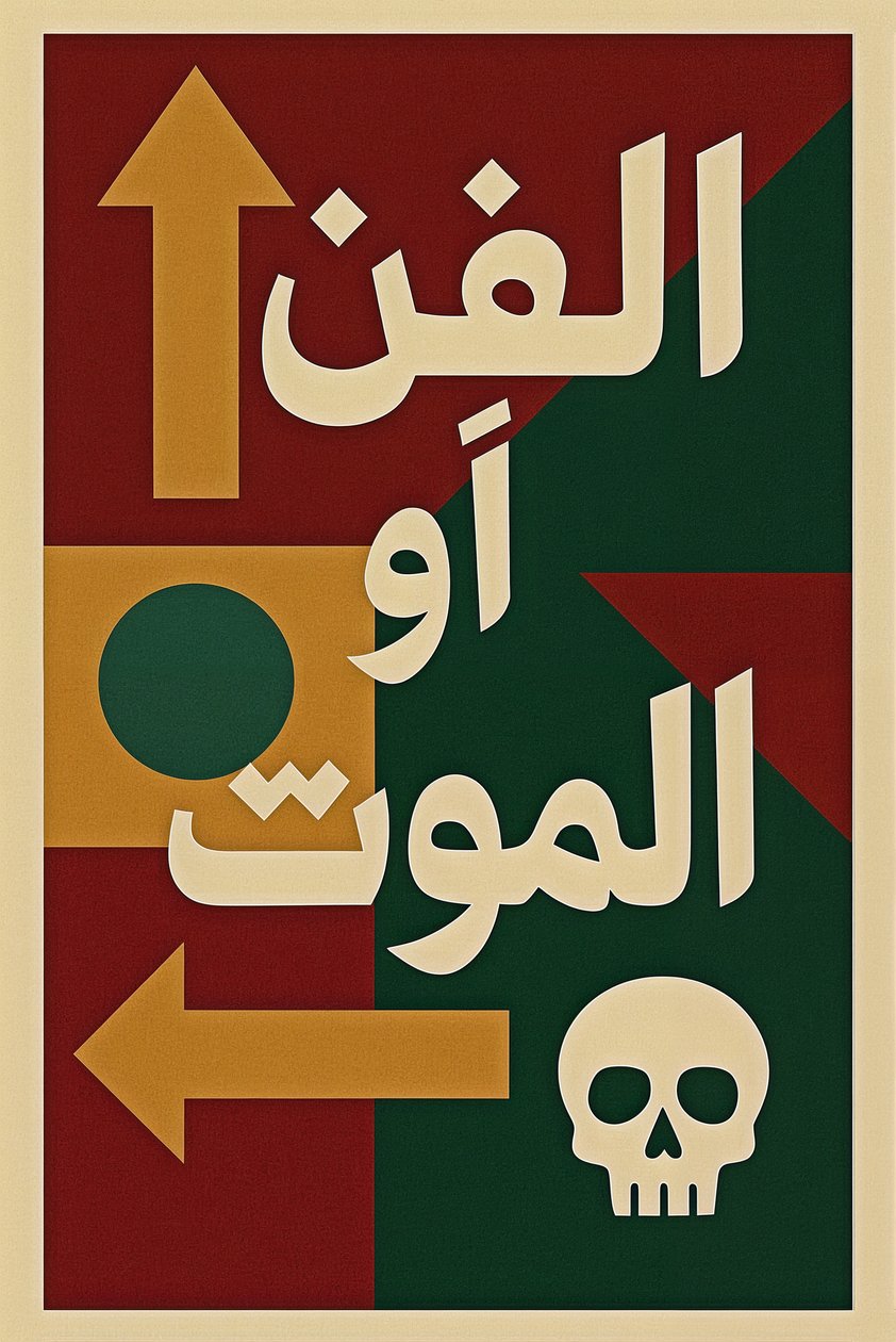 Art or Die-Arabic, 2024 by George Rosaly