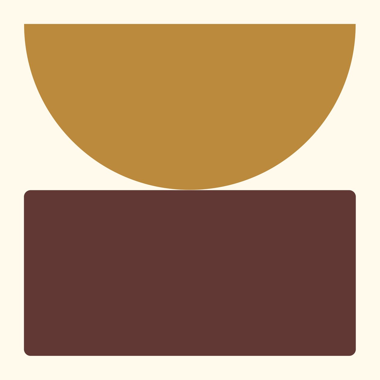 Gold Abstract by George Rosaly