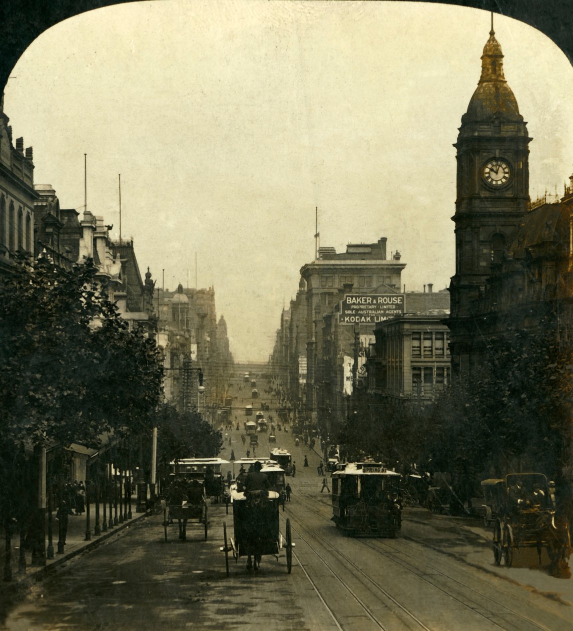 Cities of the Sunny South, Melbourne, Victoria, Australia, 1909 by George Rose