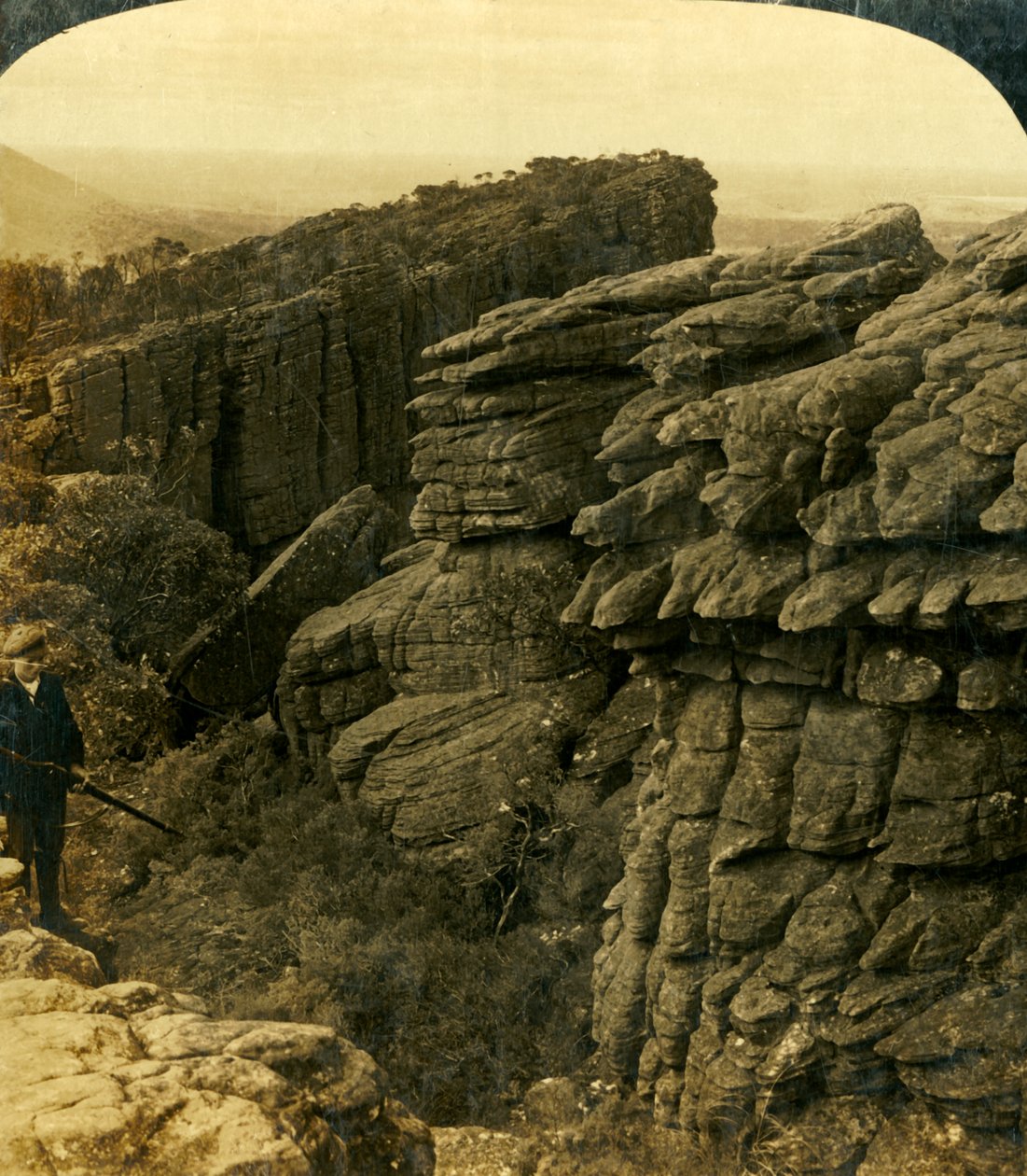 The Edge of Wonderland, Grampians, Victoria, Australia by George Rose