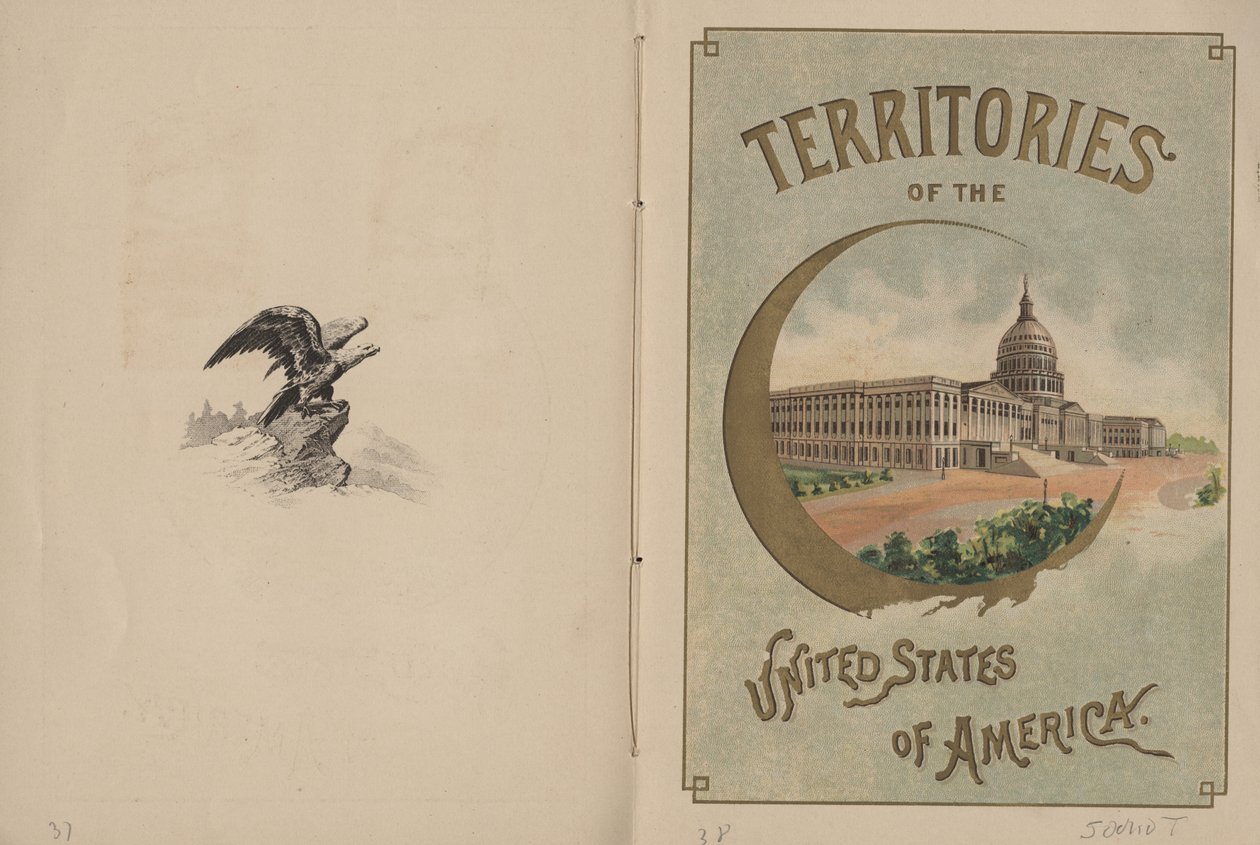 Flags of All Nations and the United States of America - Pages 37 and 38, 1887 by George S. and Sons Harris