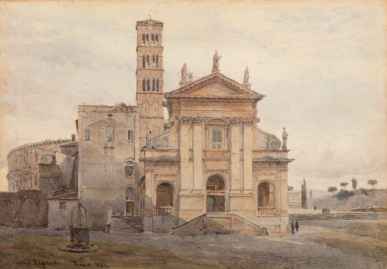 Basilica di Santa Francesca Romana, Rome by George Samuel Elgood