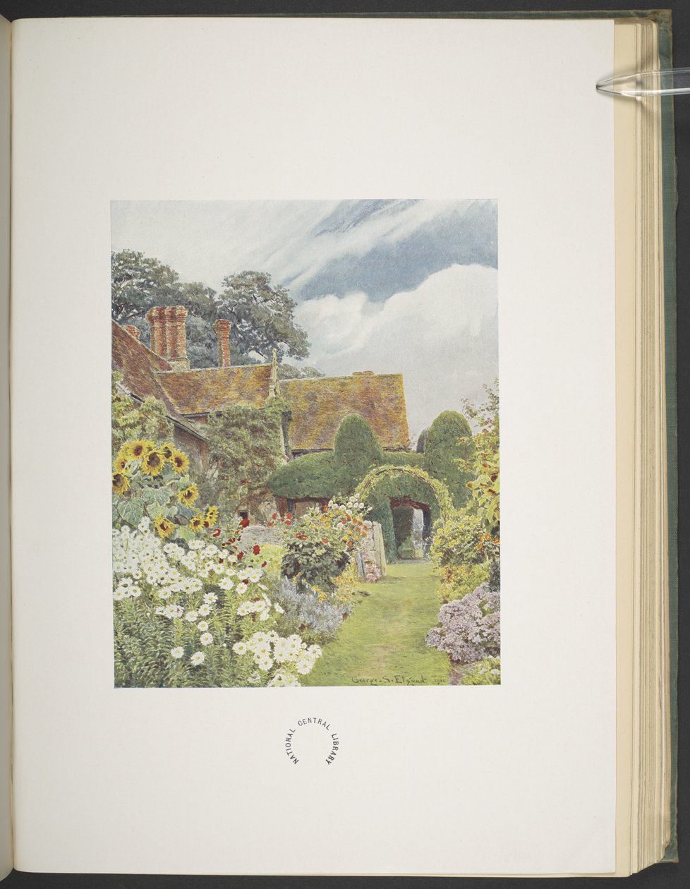 Cleeve Prior, Sunflowers, illustration in 