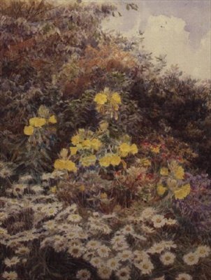 Evening Primroses, Swinford Manor by George Samuel Elgood