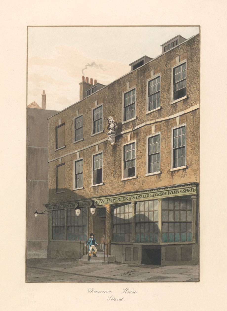 Devereux House, the Strand, London by George Shepheard