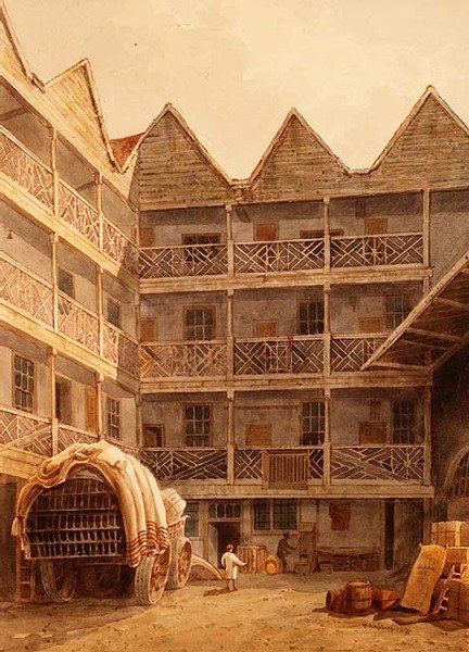 Bull and Mouth Inn by George Shepherd