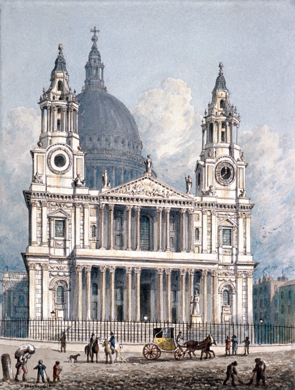 St Paul's Cathedral, London by George Shepherd