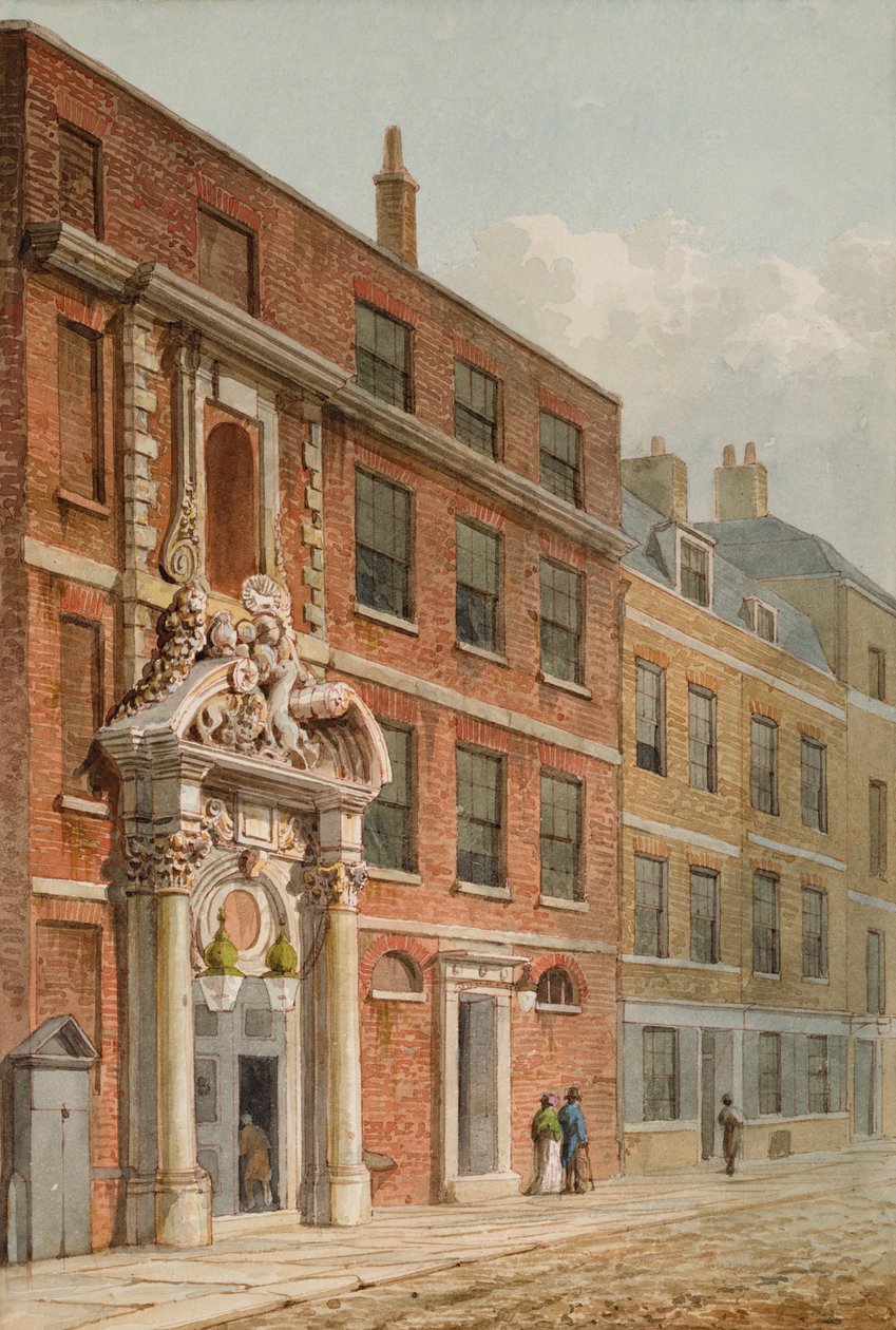The Merchant Taylors Hall, London, c.1810 by George Shepherd