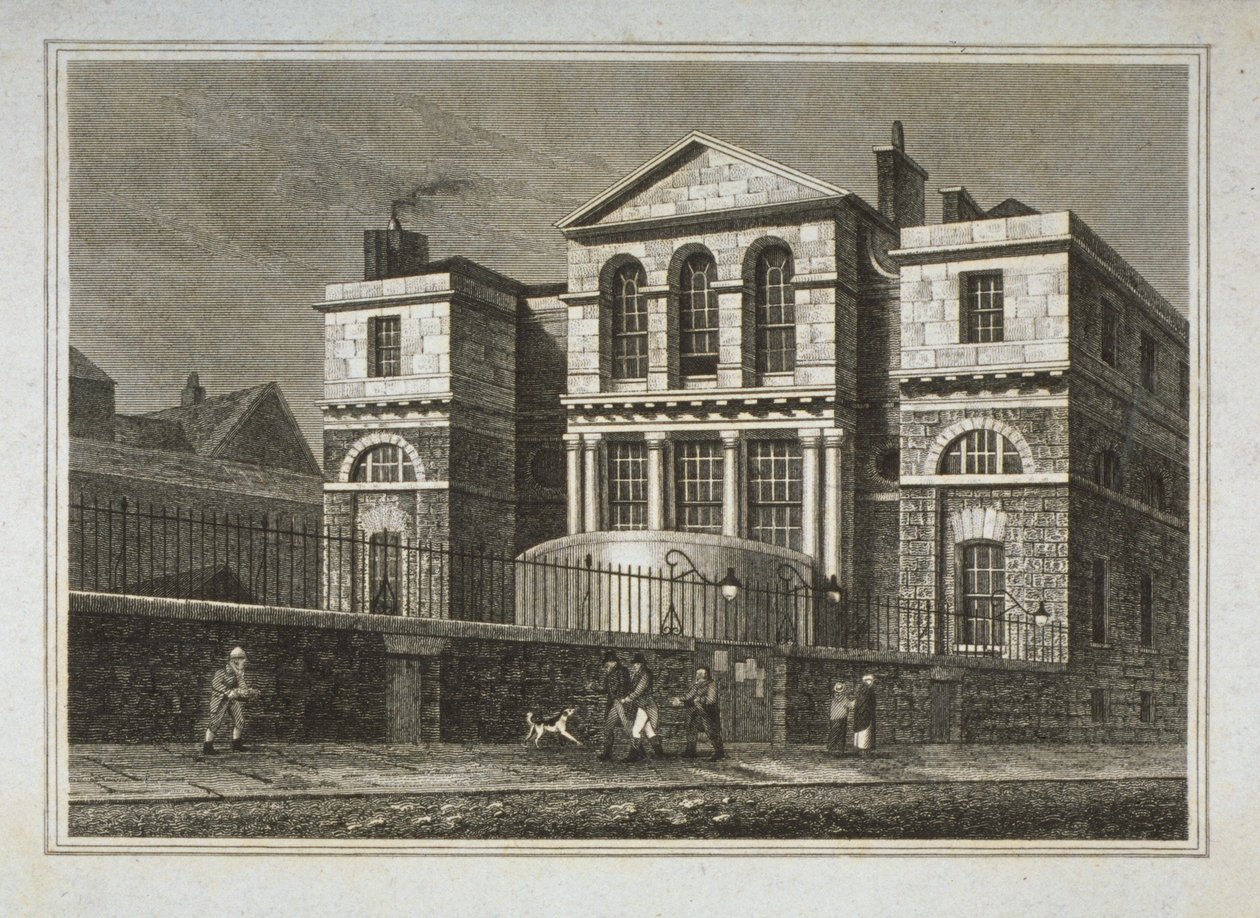 View of the Sessions House, Old Bailey by George Shepherd