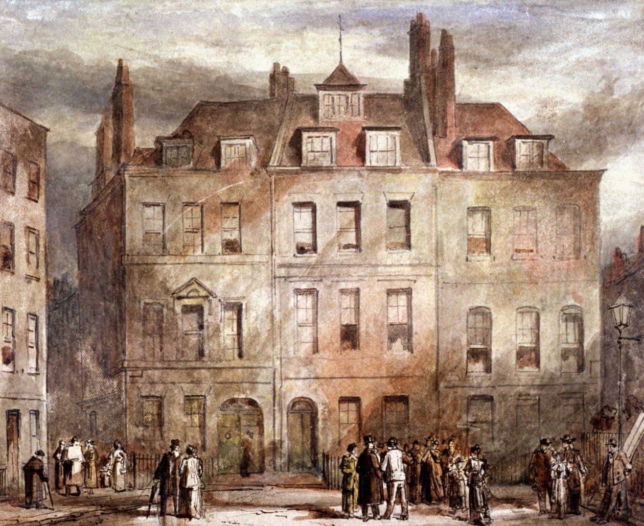 Sheriffs Court, Red Lion Square, Holborn, London by George Sidney Shepherd