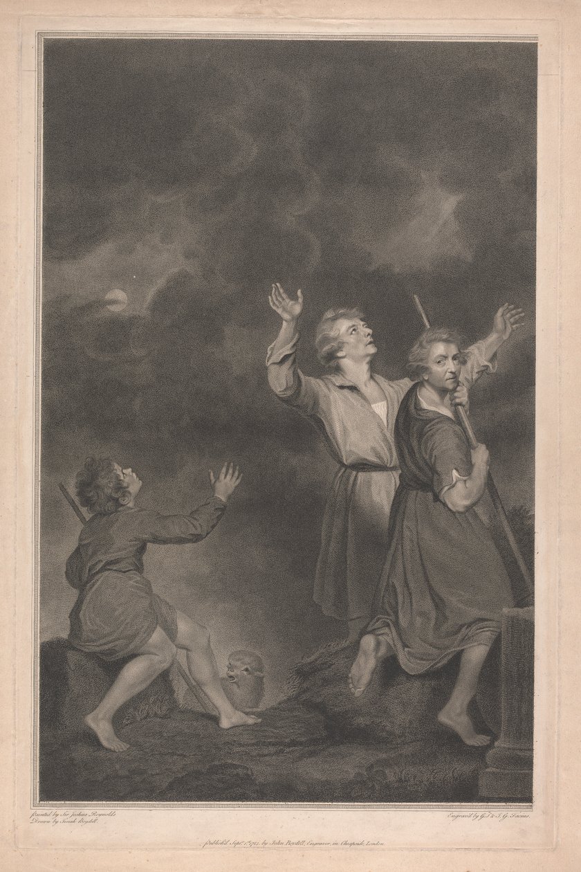 West Window of the Chapel, New College Oxford, Adoration of the Shepherds, From the Nativity Scene by George Siegmund Facius