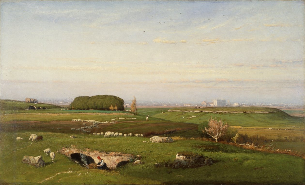 In the Roman Campagna by George Snr. Inness