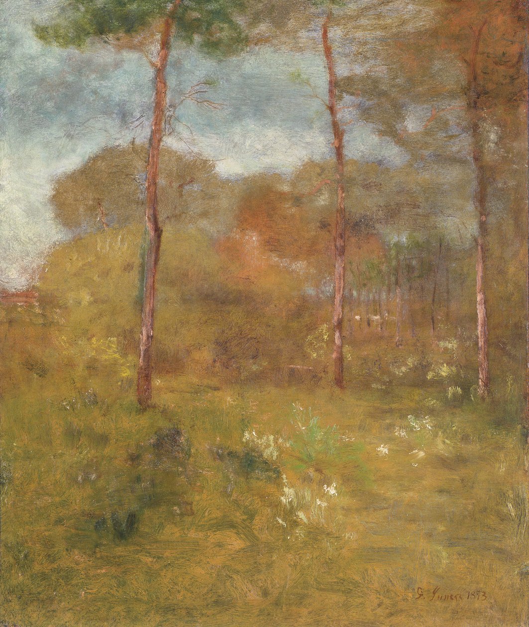 Orange Road, Tarpon Springs, c.1893 by George Snr. Inness