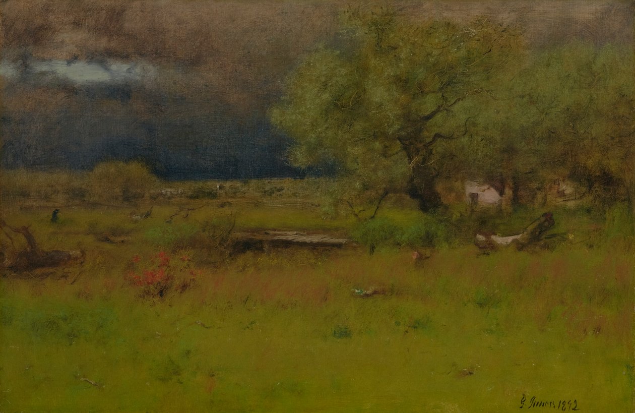 The Passing Storm by George Snr. Inness