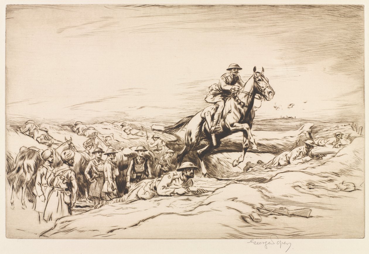 2nd Lancers at Epehy, 1st December 1917 by George Soper