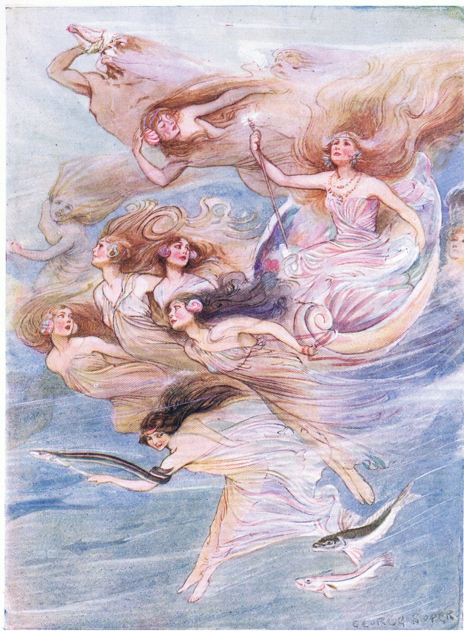Queen Galatea, from The Heroes published by George Allen and Unwin 1929 by George Soper