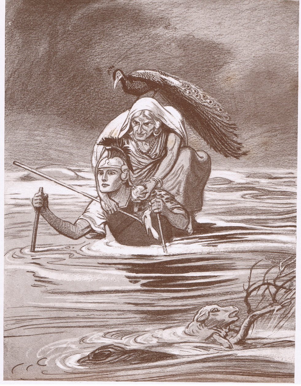 The Golden Fleece: He stepped boldly into the raging and foaming current, and began to stagger away from the shore by George Soper