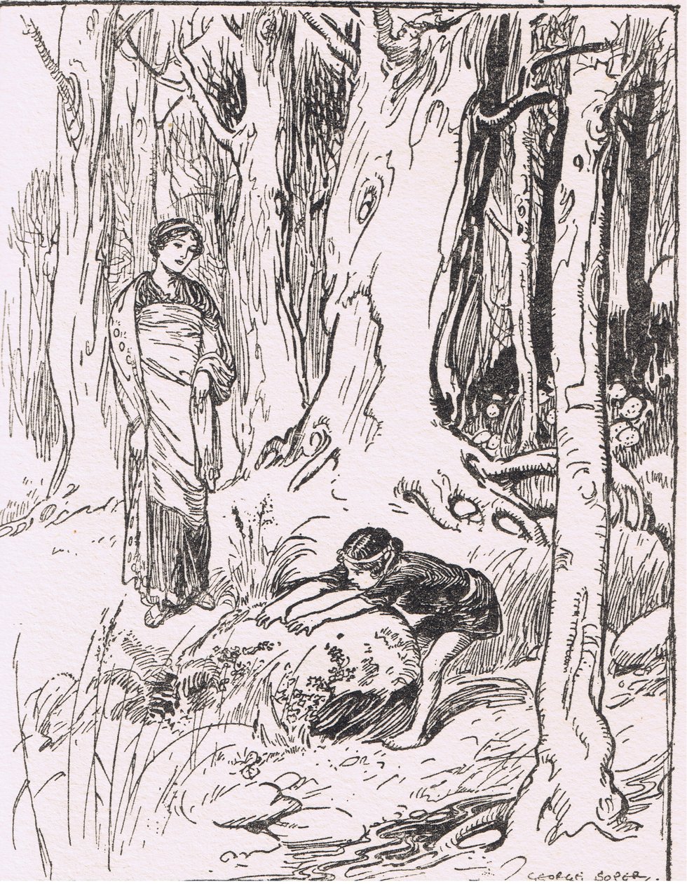 The Minotaur: The little fellow had a great opinion of his own strength by George Soper