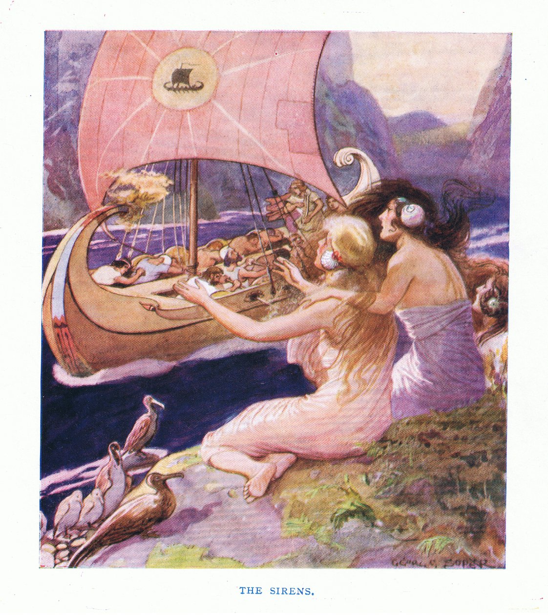 The Sirens, from The Heroes Published by George Allen and Unwin 1929 by George Soper