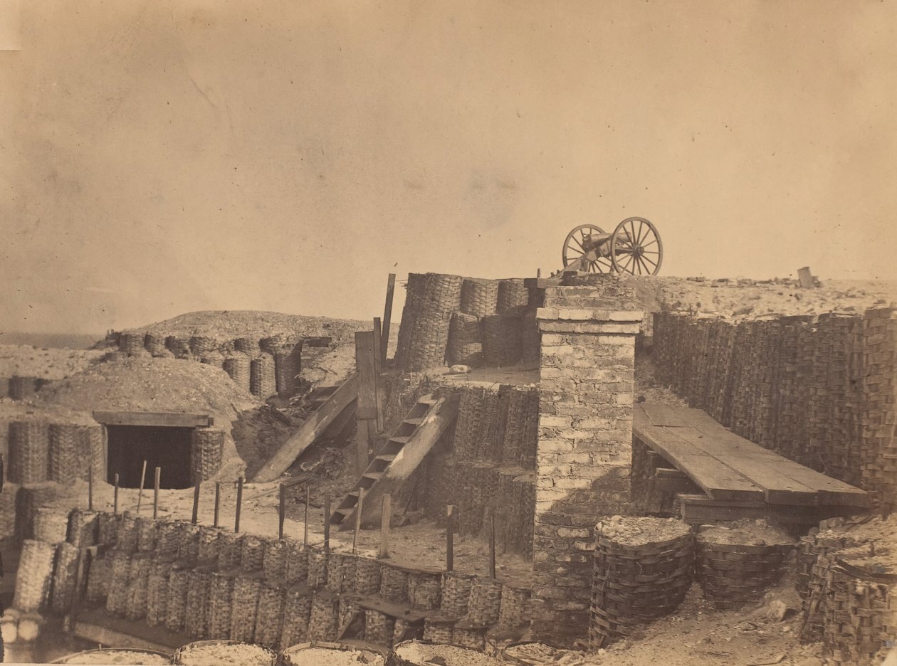 Fortifications Near Charleston, South Carolina by George Stacy.