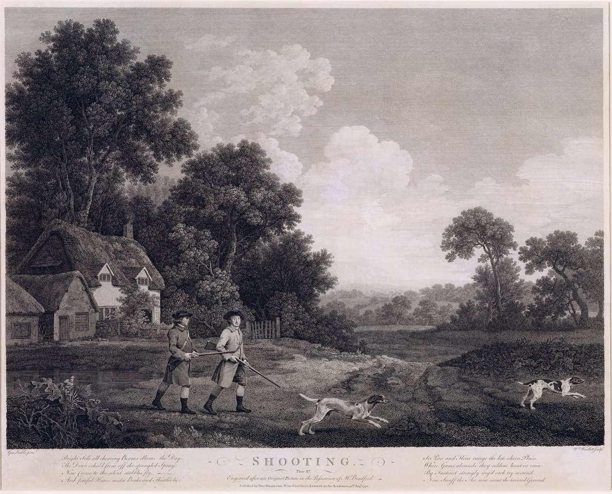 Shooting, Plate 2 by George Stubbs