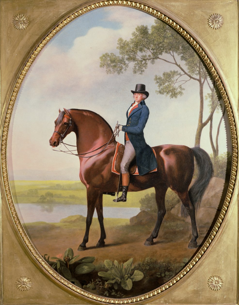Warren Hastings on His Arabian Horse by George Stubbs