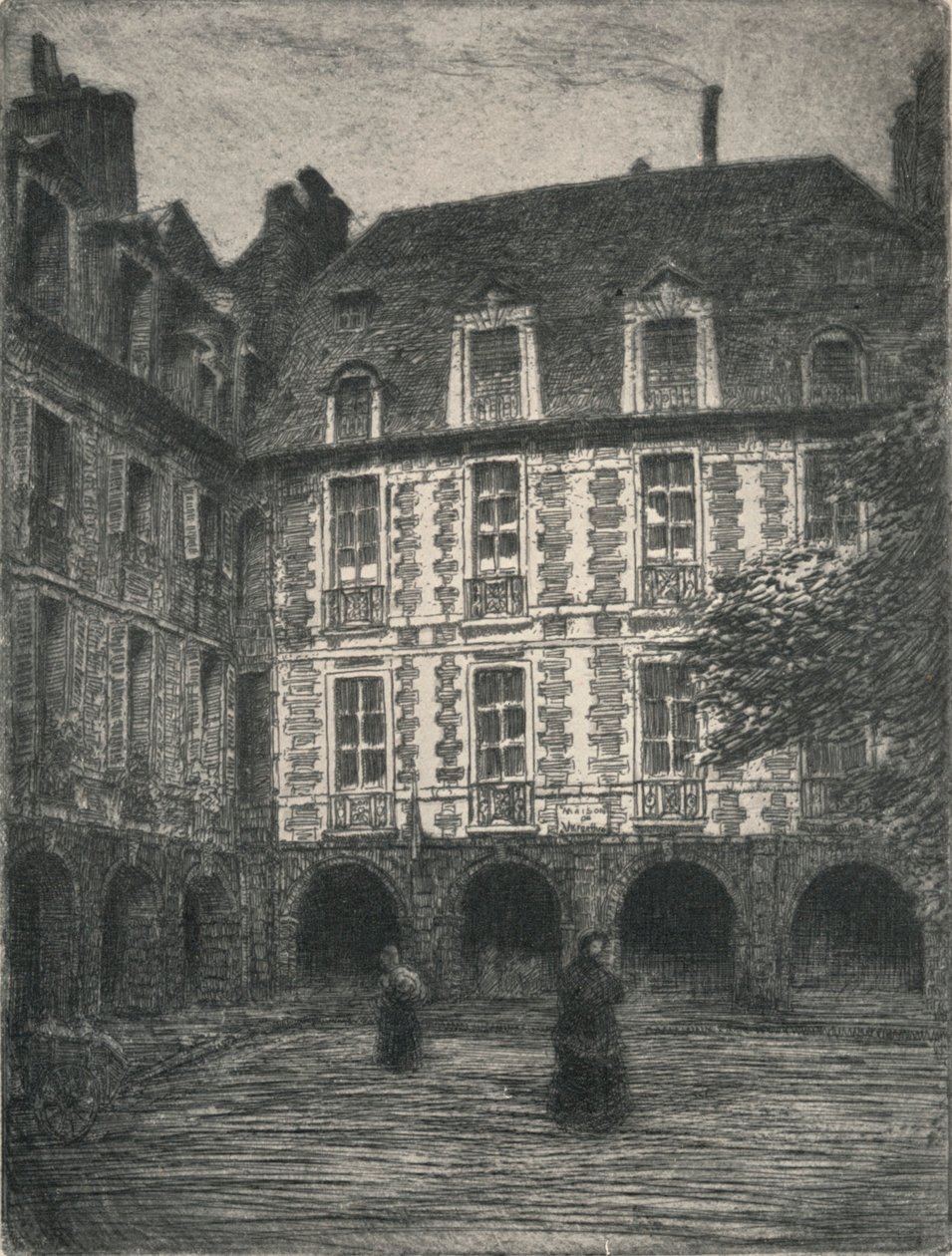 Maison de Victor Hugo, Places des Vosges by George T Plowman