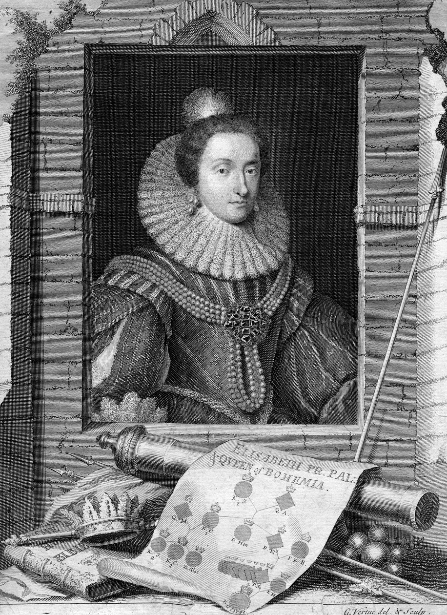 Elizabeth of Bohemia by George Vertue