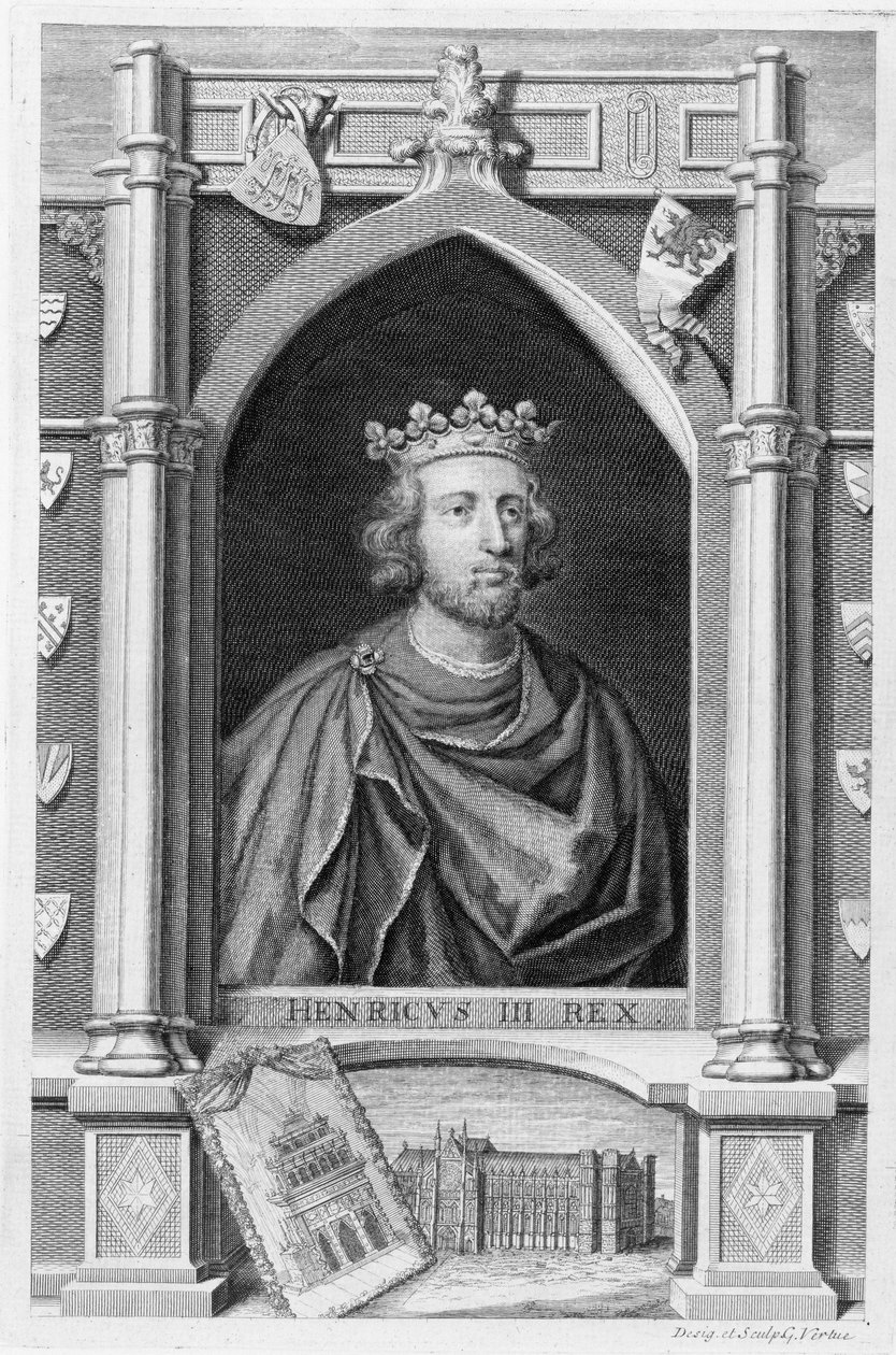 Henry III King of England, engraved by the artist by George Vertue