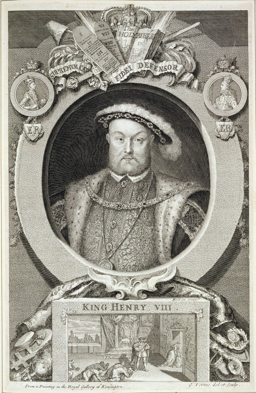 Henry VIII (1491-1547) by George Vertue