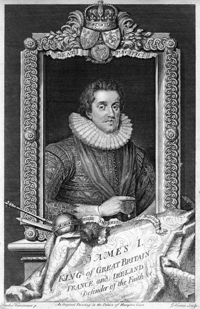 James I of England by George Vertue