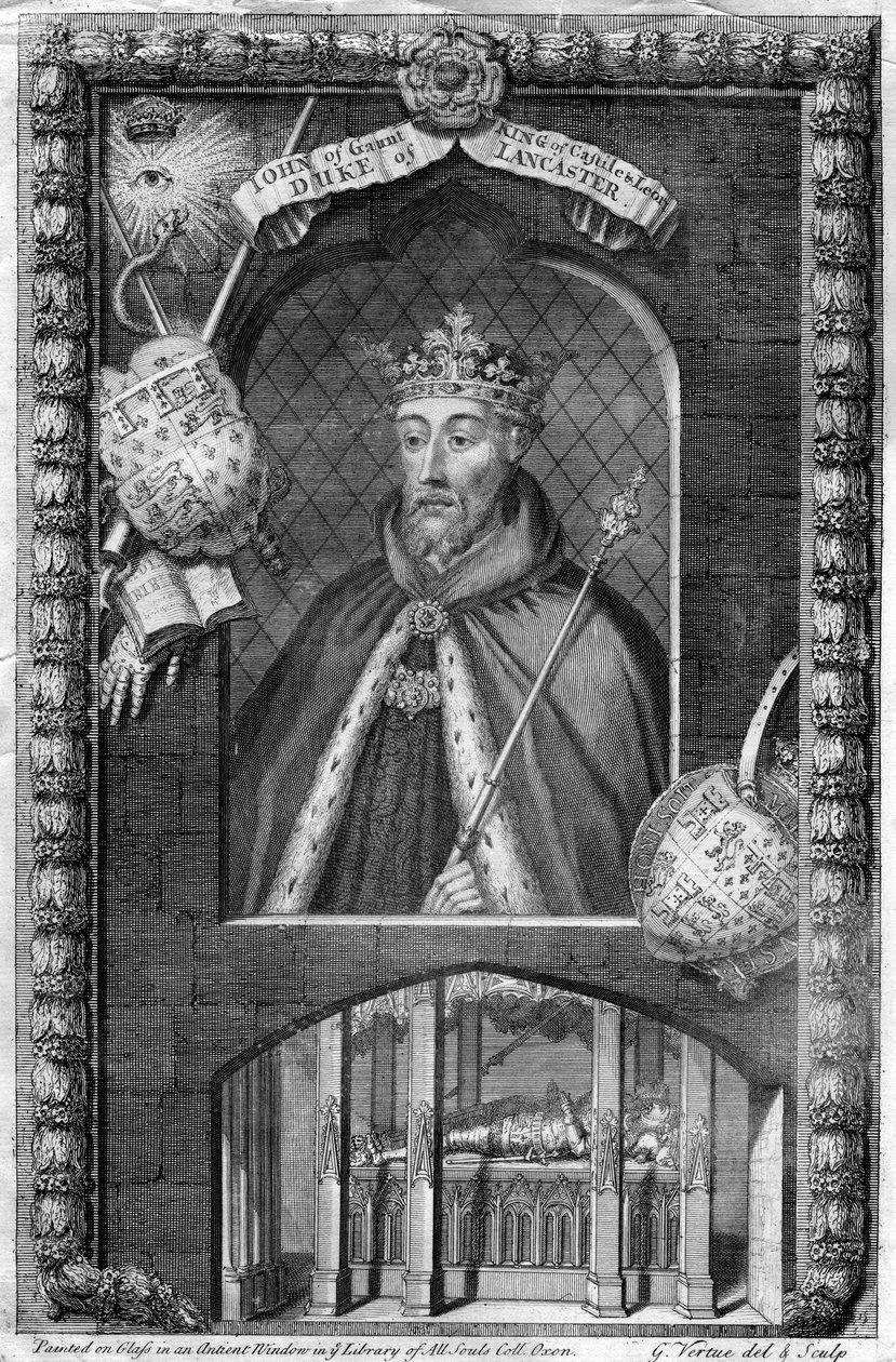 John of Gaunt, 1st Duke of Lancaster by George Vertue