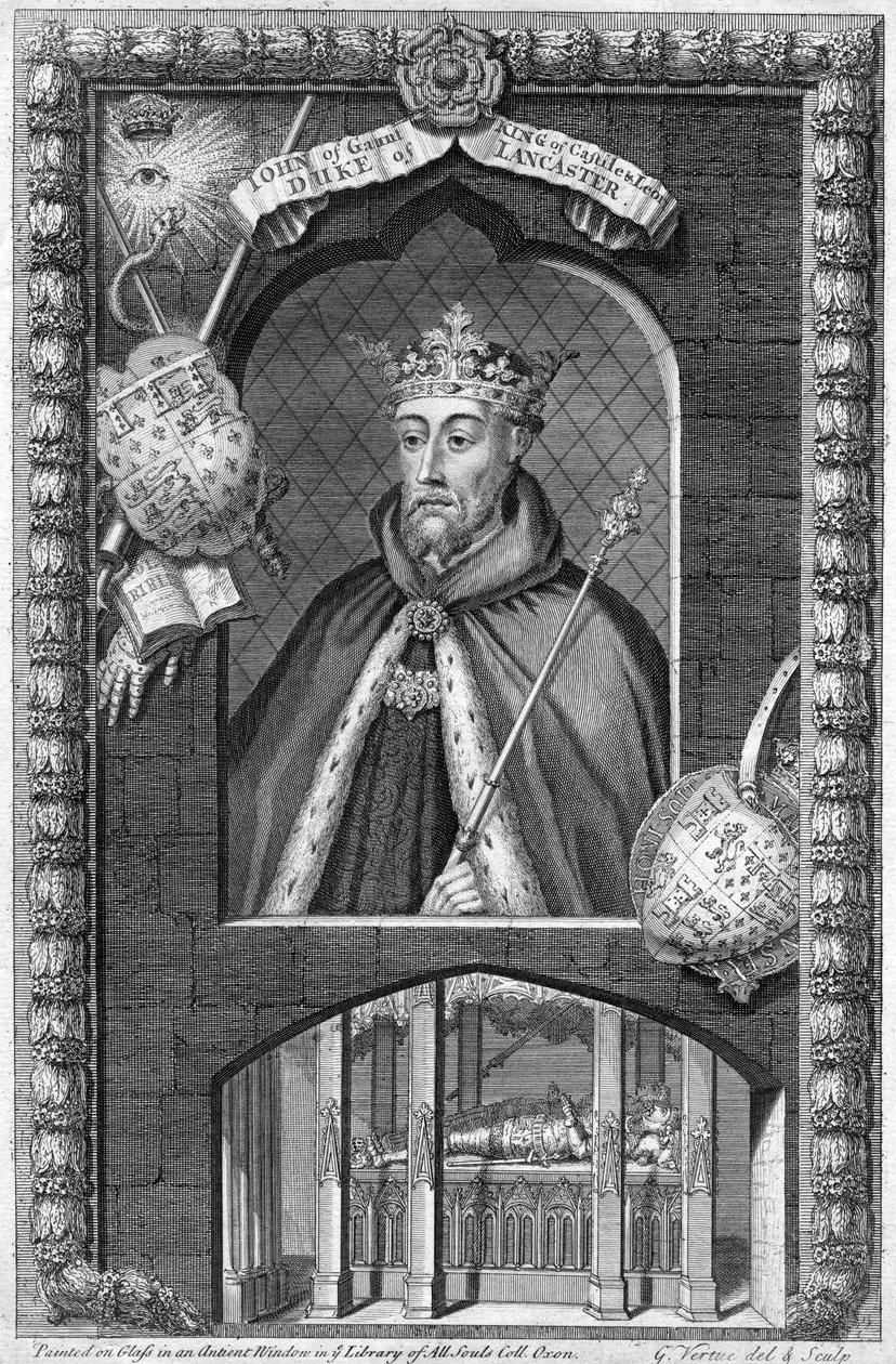 John of Gaunt, 1st Duke of Lancaster by George Vertue