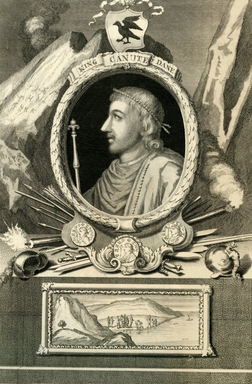King Canute the Dane by George Vertue