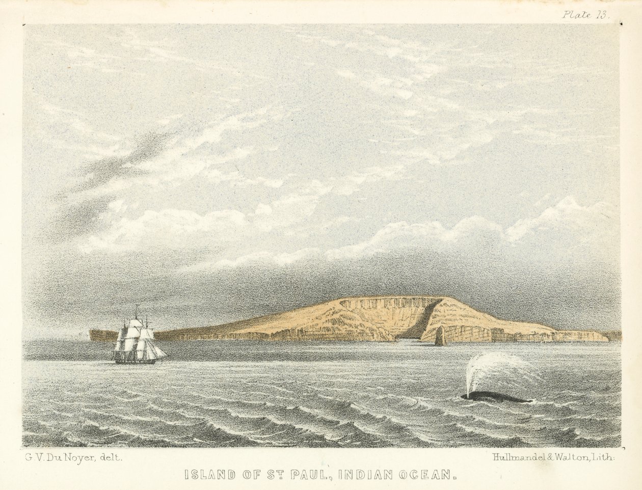 Island of St Paul, Indian Ocean by George Victor Du Noyer