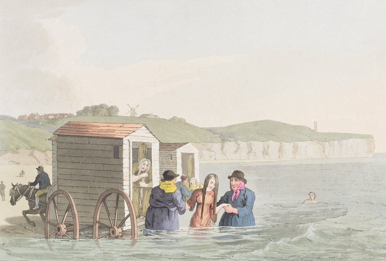 Sea Bathing in Bridlington Bay, from 