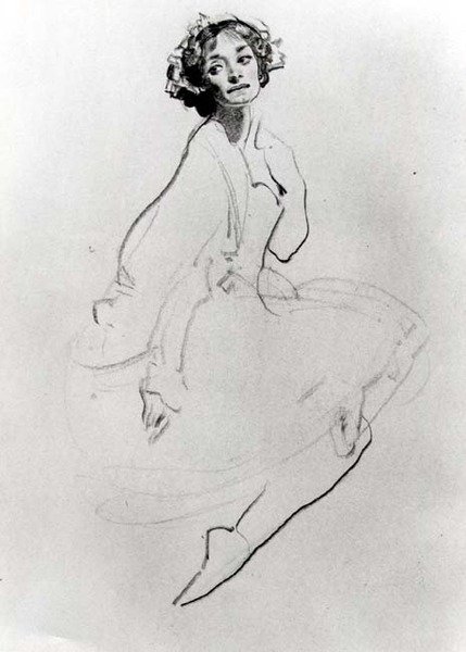 Study of a Ballet Dancer, c.1911 by George Washington Lambert