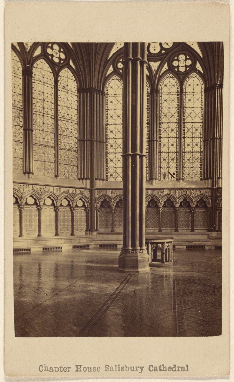 Chapter House, Salisbury Cathedral by George Washington Wilson