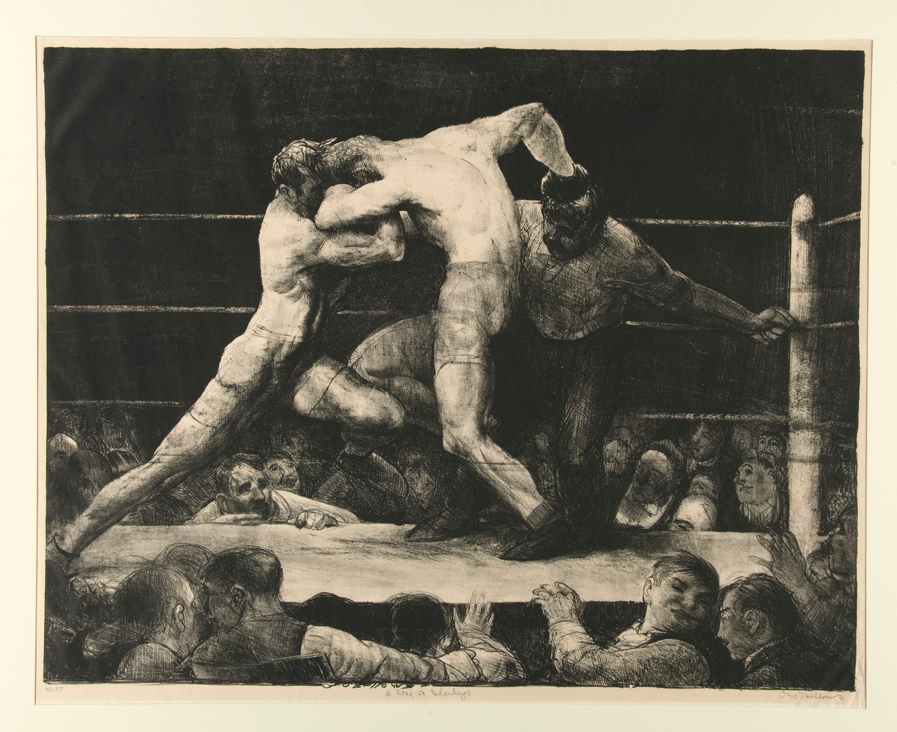 A Stag at Sharkey by George Wesley Bellows