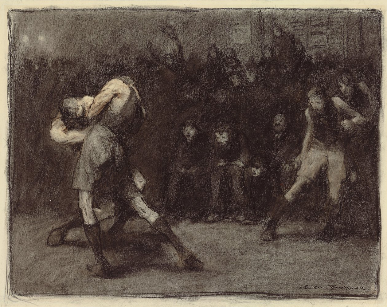 Basketball, 1906 by George Wesley Bellows