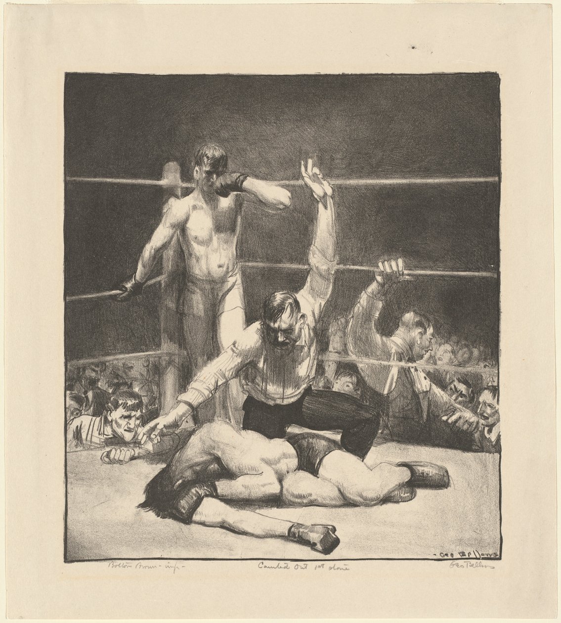 Counted Out, First Stone by George Wesley Bellows