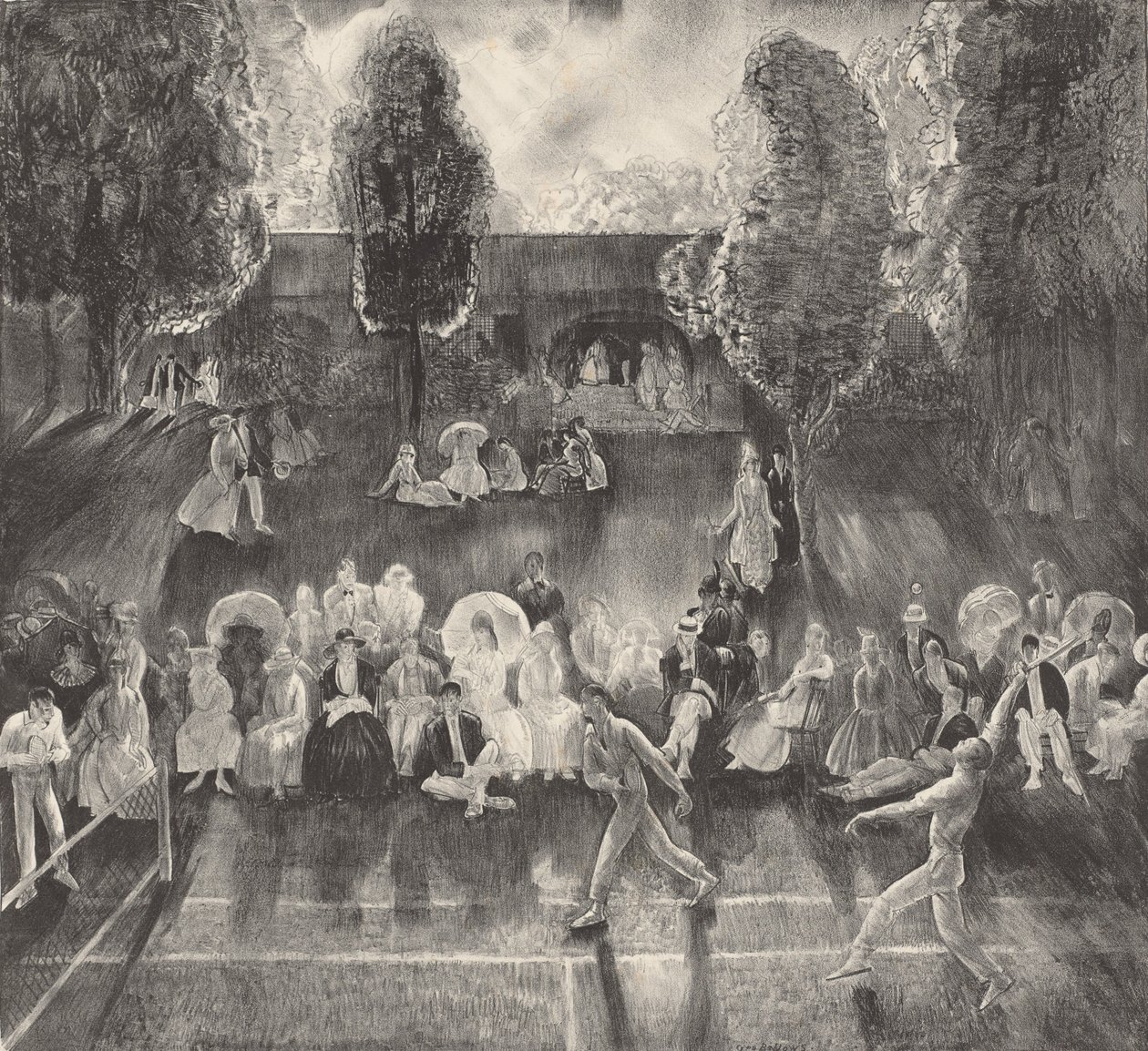Tennis, 1920 by George Wesley Bellows